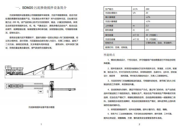 SDM20污泥摻燒攪拌設(shè)備